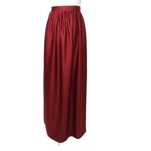 Vintage Red Maxi Skirt